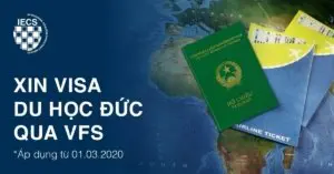 Xin visa du học Đức qua VFS