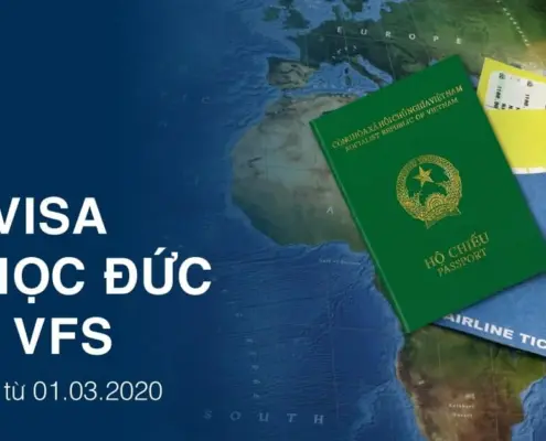 Xin visa du học Đức qua VFS