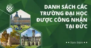 danh sách các trường đại học được công nhận tại đức