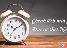 chênh lệch múi giờ ở Đức và Việt nam