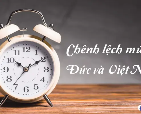 chênh lệch múi giờ ở Đức và Việt nam