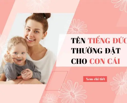 Tên tiếng Đức thường đặt cho con cái