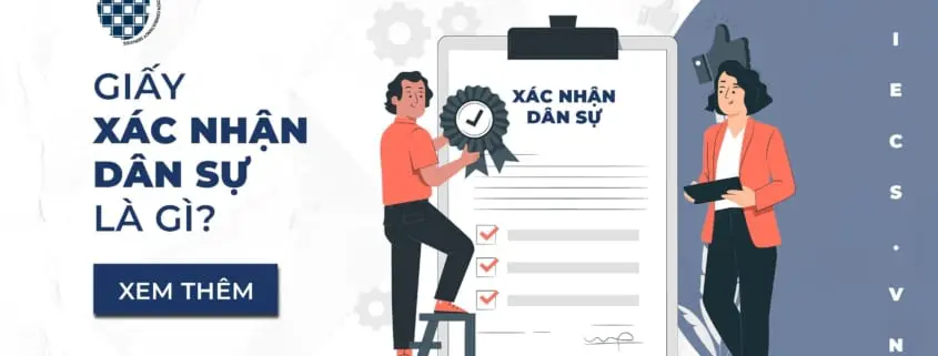 giấy xác nhận dân sự