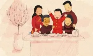 Người việt ăn tết xa nha