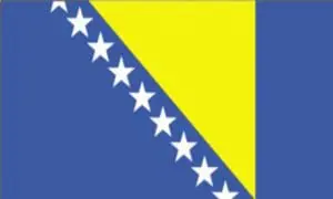 Cờ các nước châu Âu - Liên đoà Bosnia và Harzegovina
