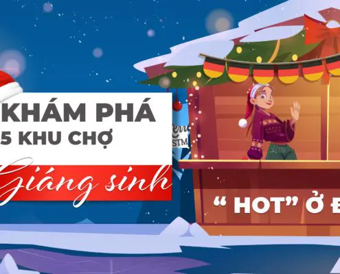 khám phá 5 khu chợ giáng sinh hot ở đức