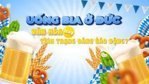 uống bia ở đức