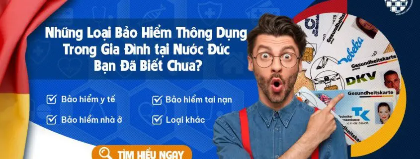 Những loại bảo hiểm thông dụng trong gia đình tại Đức