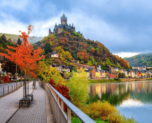 Mùa thu ở Đức tại thành phố Cochem