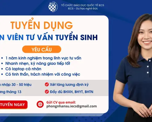 Tuyển dụng nhân viên tư vấn IECS
