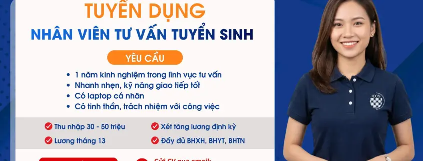 Tuyển dụng nhân viên tư vấn IECS