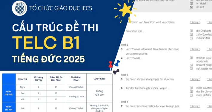Cấu trúc đề thi TELC B1