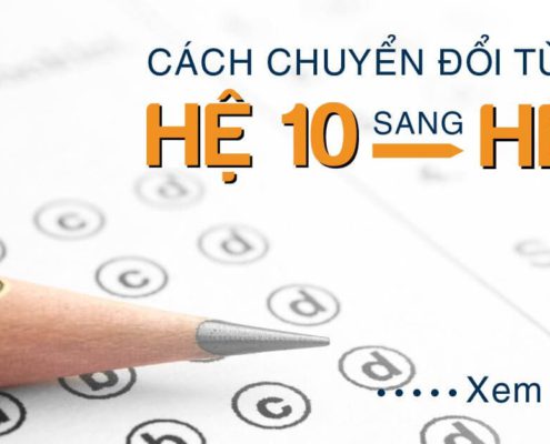 cách chuyển đổi từ điểm hệ 10 sang hệ 4