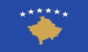 Cờ các nước châu Âu - Kosovo