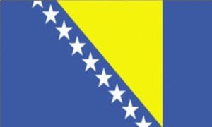 Cờ các nước châu Âu - Liên đoà Bosnia và Harzegovina