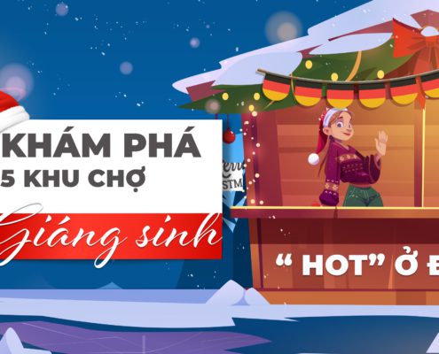khám phá 5 khu chợ giáng sinh hot ở đức