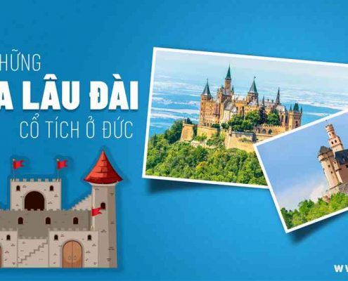 những tòa lâu đài cổ tích ở đức