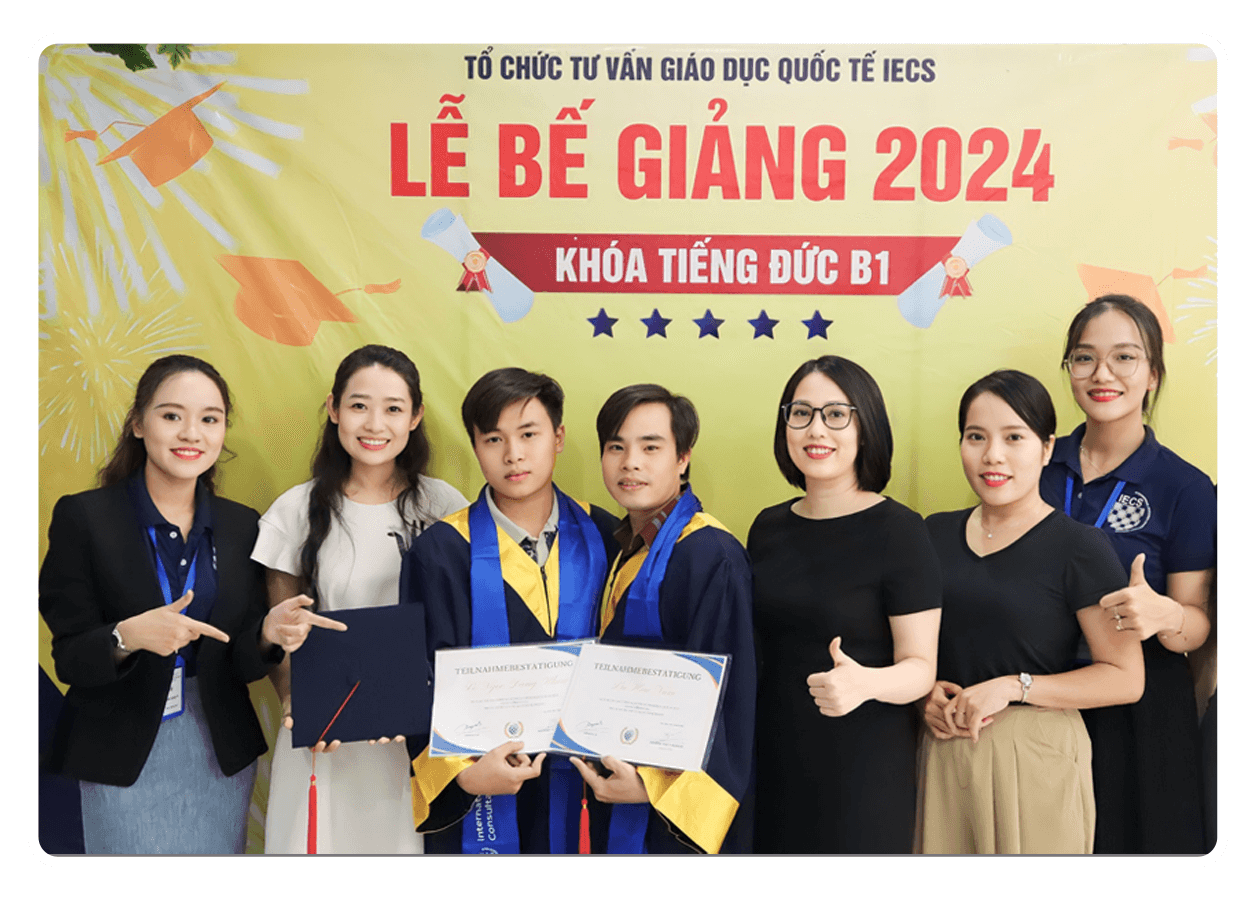 Bế giảng khoá tiếng Đức B1