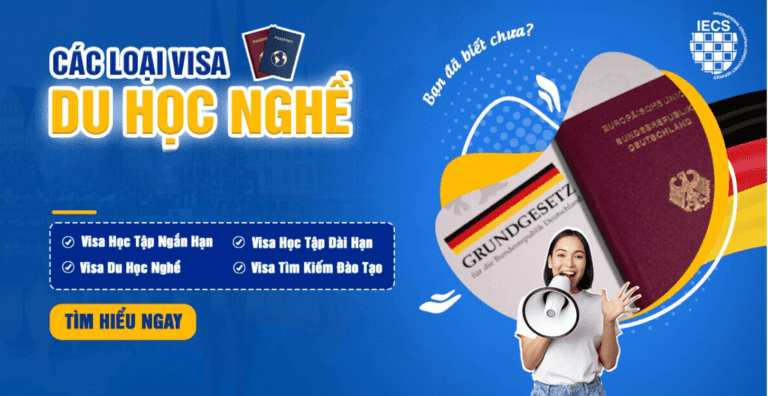 Các loại visa du học nghề Đức