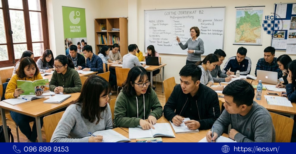 Chứng chỉ Goethe B2 rất quan trọng cho lộ trình du học Đức