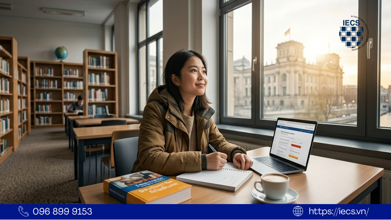 Học viên chuẩn bị cho học dự bị đại học Đức